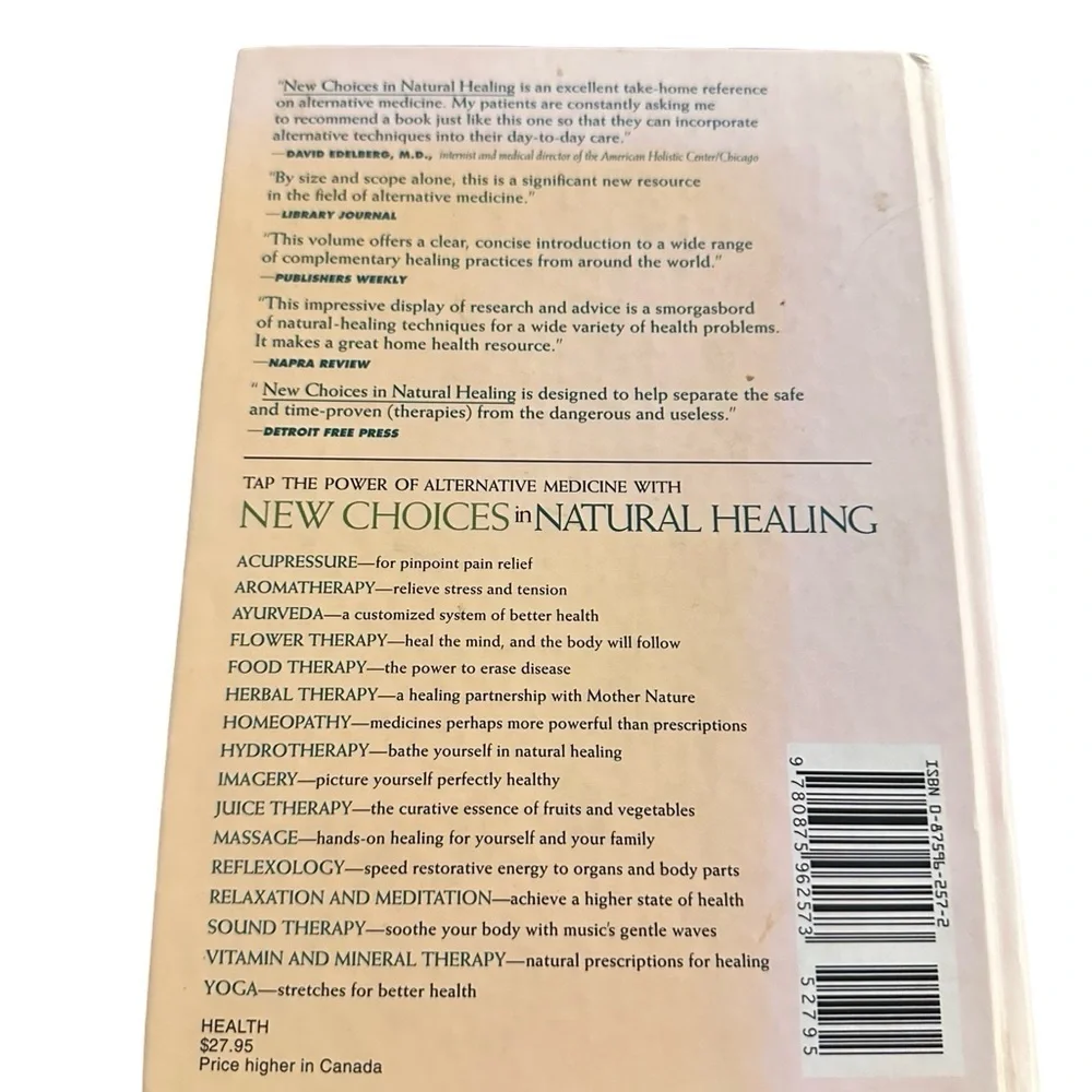New Choices in Natural Healing Book